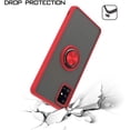 thumbnail image 6 of Xpression Cover for Samsung Galaxy Z Fold 5 Finger Ring Stand Holder Kickstand Hybrid Frosted Matte Silicone TPU Hard PC Slim Frame Phone Case - Red, 6 of 8