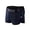 #0274-Dark Blue, variant on Mens Striped Ice Silk Boxer Briefs Thin Split Side Seamless Stretch Underwear 85%Polyamide,8%Polyester7%Spandex L Green Halloween Gift