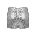 thumbnail image 2 of renvena Girls Kids Sequin Jazz Hip Hop Dance Shorts Active Workout Sport Activewear 3-8 A Silver 5-6, 2 of 7