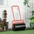 thumbnail image 2 of Outsunny 20" Push/Tow Behind Lawn Roller, 11 Gal Water/136 Lb Sand, Red, 2 of 10