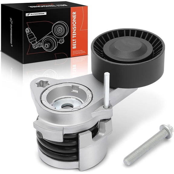 A-Premium Belt Tensioner Assembly with Pulley Compatible with BMW 323 325 328 330 525 528 530 i Xi 2006-2013 L6 3.0L