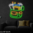 thumbnail image 2 of Glowneon School Backpack Neon Sign, Backpack Led Sign, Student Gifts, 2 of 4