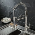 thumbnail image 4 of Handle Spring Neck Pull-Down Kitchen Faucet With Turbospray, Fastmount Chrome, 4 of 4