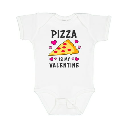 

Inktastic Pizza is My Valentine with Hearts Gift Baby Boy or Baby Girl Bodysuit