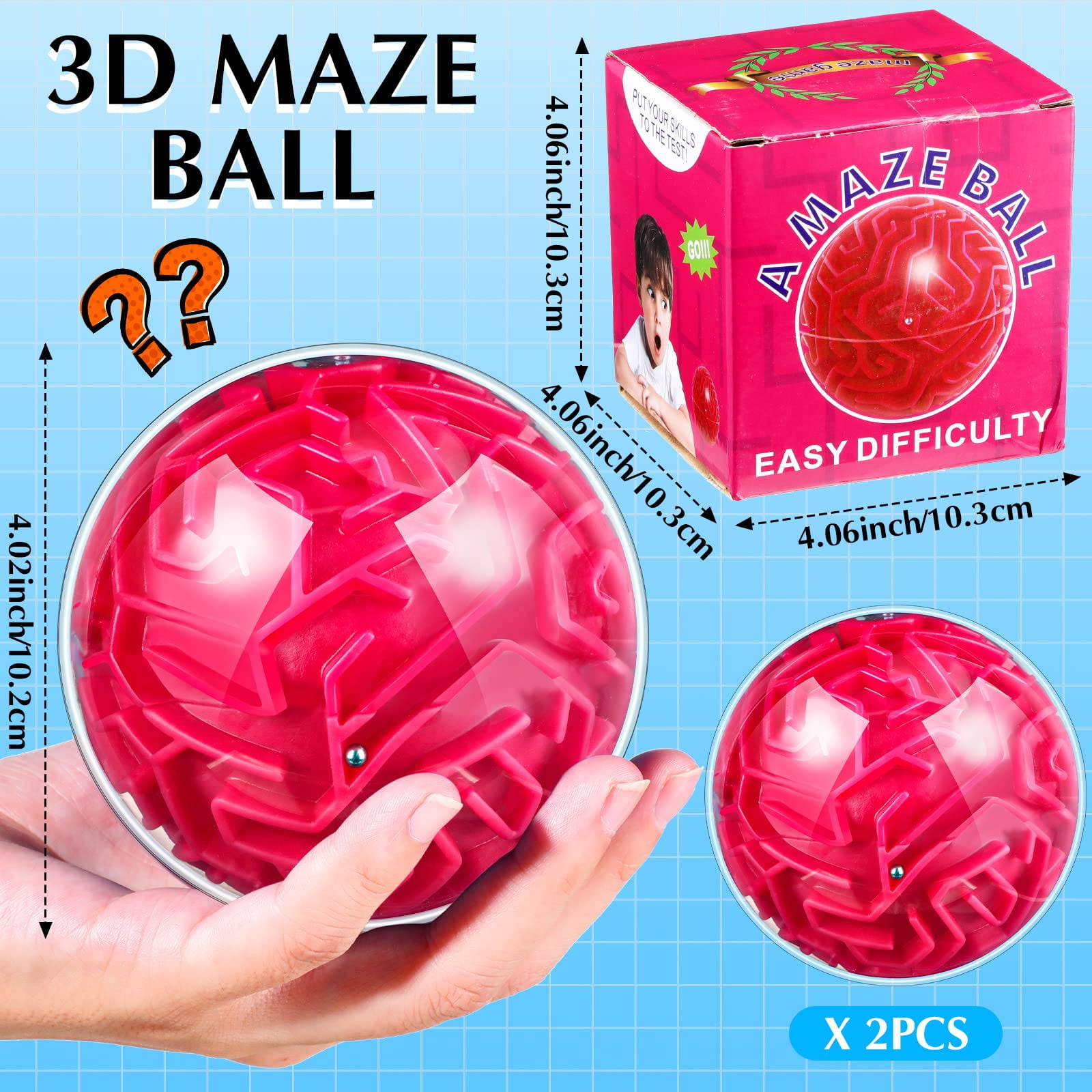 Acheter Amaze 3D Gravité Mémoire Séquentielle Labyrinthe Boule Puzzle Jouet Cadeaux  pour Enfants Adultes - Défis Amateur de Jeu Petites Balles Jeu de  Casse-tête