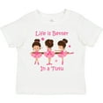 thumbnail image 3 of Inktastic Life's Better in a Tutu Ks Girls Toddler T-Shirt, 3 of 5