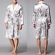 thumbnail image 2 of Batas de Hombre Pijamas de Seda de Hielo Pijamas de Manga Larga Albornoces Largos Ropa de Casa Odeerbi  ODB121010, 2 of 7