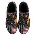 thumbnail image 2 of Firefighter Thin Red Line American flag Shoes Sneakers Black Size 12, 2 of 7