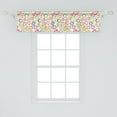 thumbnail image 2 of Ambesonne Colorful Window Valance, Circle and Dots Spring, 54" X 12", Multicolor, 2 of 3