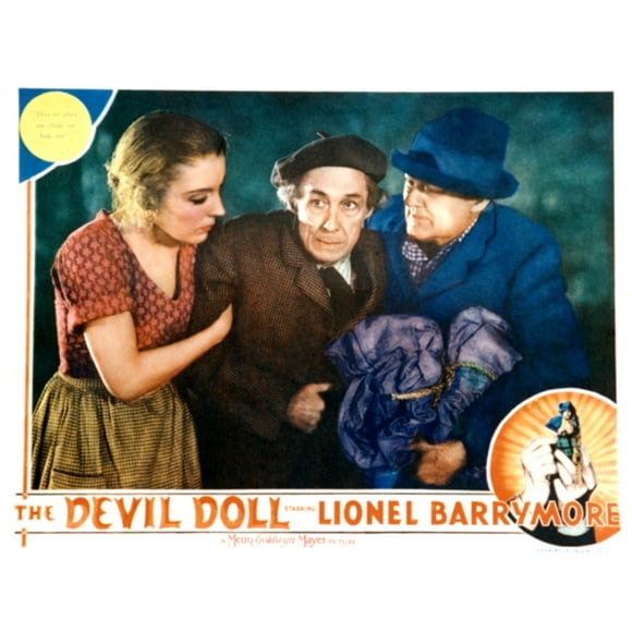 The Devil Doll Grace Ford Henry B. Walthall Lionel Barrymore 1936 Movie Poster Masterprint (14 x 11)