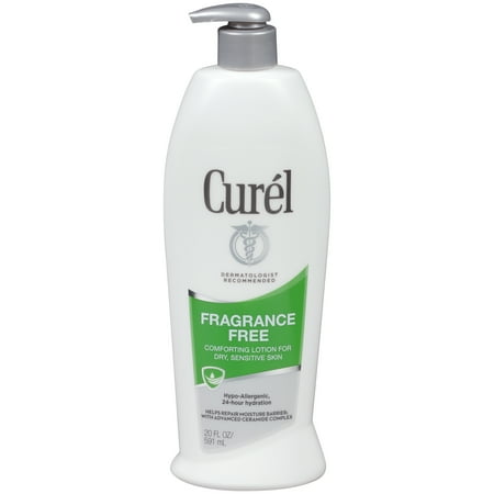 Curél Fragrance Free Comforting Lotion for Dry Sensitive Skin 20 fl. oz. Pump Bottle