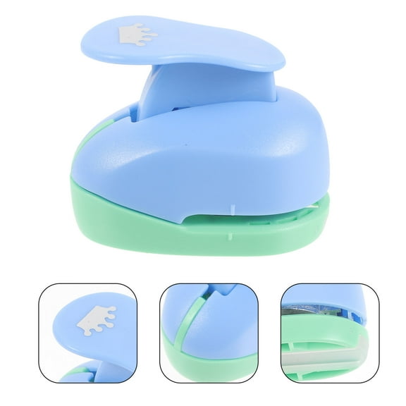 PENIKOKO 1Pack Handheld Hole Puncher Assorted Color 6x5cm 1.3-1.5in Diy Crafts Scrapbooking Design