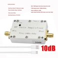 thumbnail image 3 of 1Pcs LNA 10M-6GHz RF Gain Amplifier High Flatness RF Power Amplifier Drive Signal Receiver 433M 1.2G 1.5G 2.4G 5.8G 10dB, 3 of 5