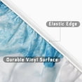 thumbnail image 6 of Round Tablecloth Coastal Beach Round Fitted Tablecloth with Elastic Outdoor Table Cover Fitted Tablecloths for Tables Waterproof Reusable TableCloths for Indoor and Outdoor (36''''-44''''), 6 of 6