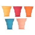thumbnail image 1 of Taza apilable con ventosa para bebé, juguete con reconocimiento de Color, mejora la coordinación, taza apilable de silicona, 5 uds., 1 of 5