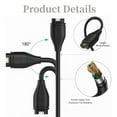 thumbnail image 4 of K-MAINS Charging Cable Compatible With Garmin Forerunner 165 265 255 245 55 Smartwatch, 4 of 6