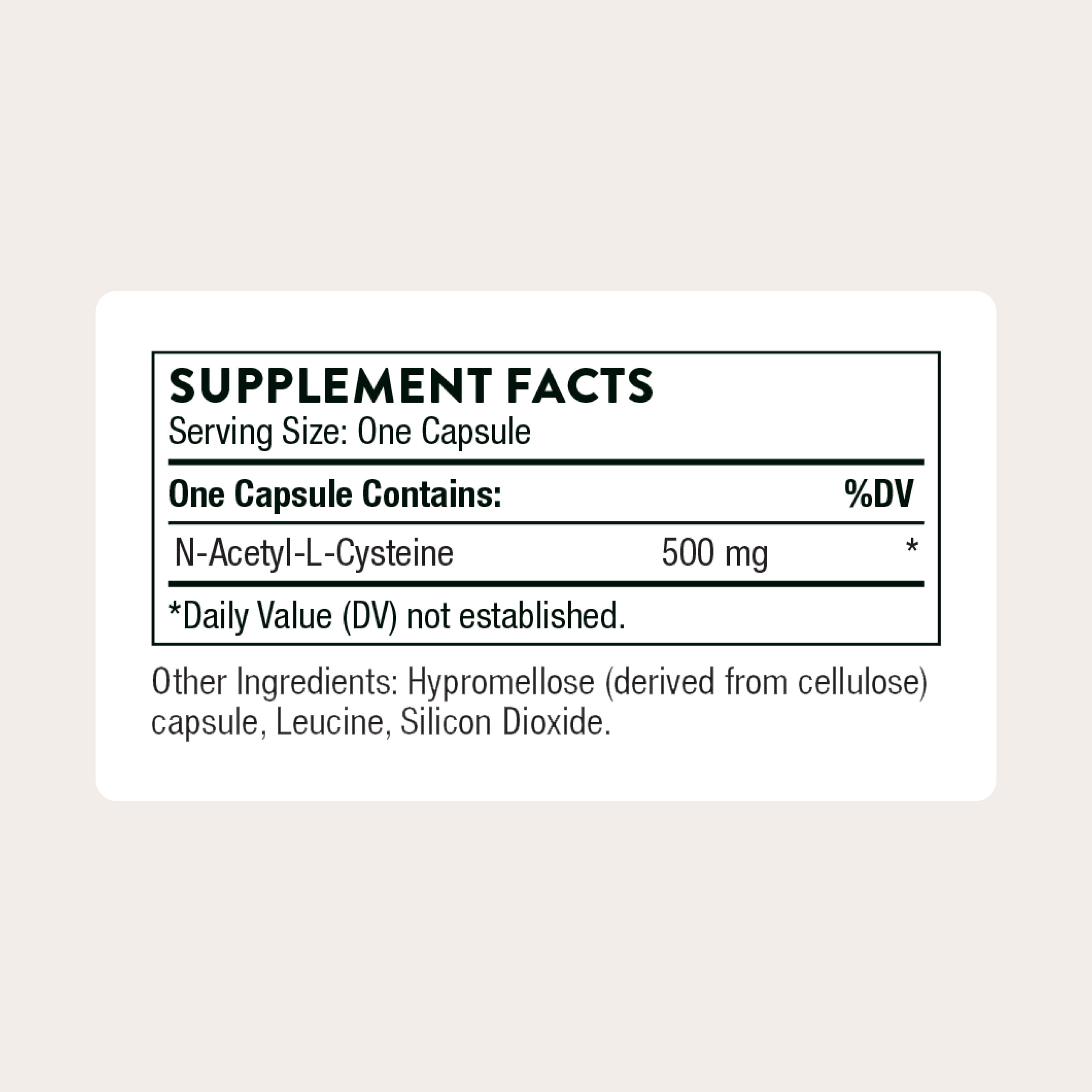 THORNE - NAC - N-Acetylcysteine - 500mg - Supports Respiratory Health and Immune Function*; Promotes Liver and Kidney Detox - 90 Capsules