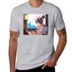 thumbnail image 5 of Camiseta negra para hombre, camiseta "Squish that Cat!", ropa estética, tops bonitos, camisetas para hombre, camisetas de algodón para hombre., 5 of 7