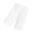 thumbnail image 3 of FAOWME Girls Athletic Shorts Leggings Kids Dance Running Yoga Pants Shorts Workout Dance Tights Shorts White 4-5 Years, 3 of 5