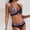Multicolor, variant on YTCAMLO Bikini Sets for Women Two Piece Swimsuit Summer Casual Color Block Twist Bathing Suit Tie Back Quickly Dry Beachwear, Blue S