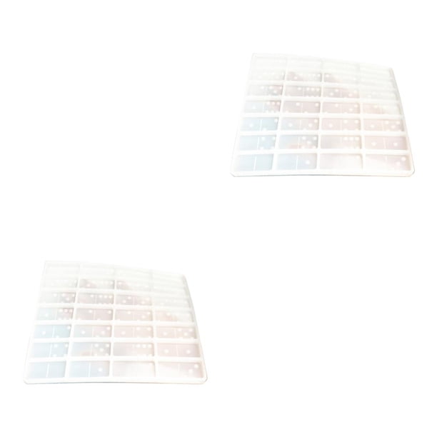 Molde de Domino de resina Monstrate molde de silicona alta resistencia color azul/rosa roja