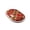 A, variant on huayou Oval Red Brown Plaid Christmas Bath Mat 23.62×15.75in Linen Water Absorbent Non Slip Rug with Fluffy Edge for Bathroom Shower Sink Floor Farmhouse Holiday Decoration