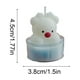 thumbnail image 3 of Decoraciones navideñas, adornos navideños, regalos navideños. Vela aromática invernal con ambiente de copo de nieve. Venta al por mayor de velas navideñas pequeñas de regalo (2 unidades)., 3 of 6