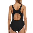 thumbnail image 4 of Women‘s Sport One Piece Swimsuit Push Up Monokini Tummy Control Color Block Swimwear Bathing Suits, 4 of 4