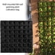 thumbnail image 4 of Bolsa de plantación de plantas Colgante de pared vertical Balcón Flor Bolsa de plantación de árboles verdes Bolsa de plantación de múltiples puertos de pared cuadrada 2 piezas 2 bolsas ER, 4 of 5