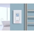 thumbnail image 2 of Hardwired Programmable Timer for Towel Warmers & Radiant Panels – 50 Customizable On/Off Events, Astronomical Clock, Backlit LCD, Interchangeable Faceplates – White, Ivory, Light Almond, 2 of 2