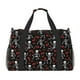 thumbnail image 1 of Balery Skeleton with Roses Bolsa de Gimnasio para Mujeres, Bolsa de Viaje con Bolsillo Húmedo, Bolsa de Fin de Semana para Mujeres, Bolsa de Viaje Resistente al Agua, 1 of 7