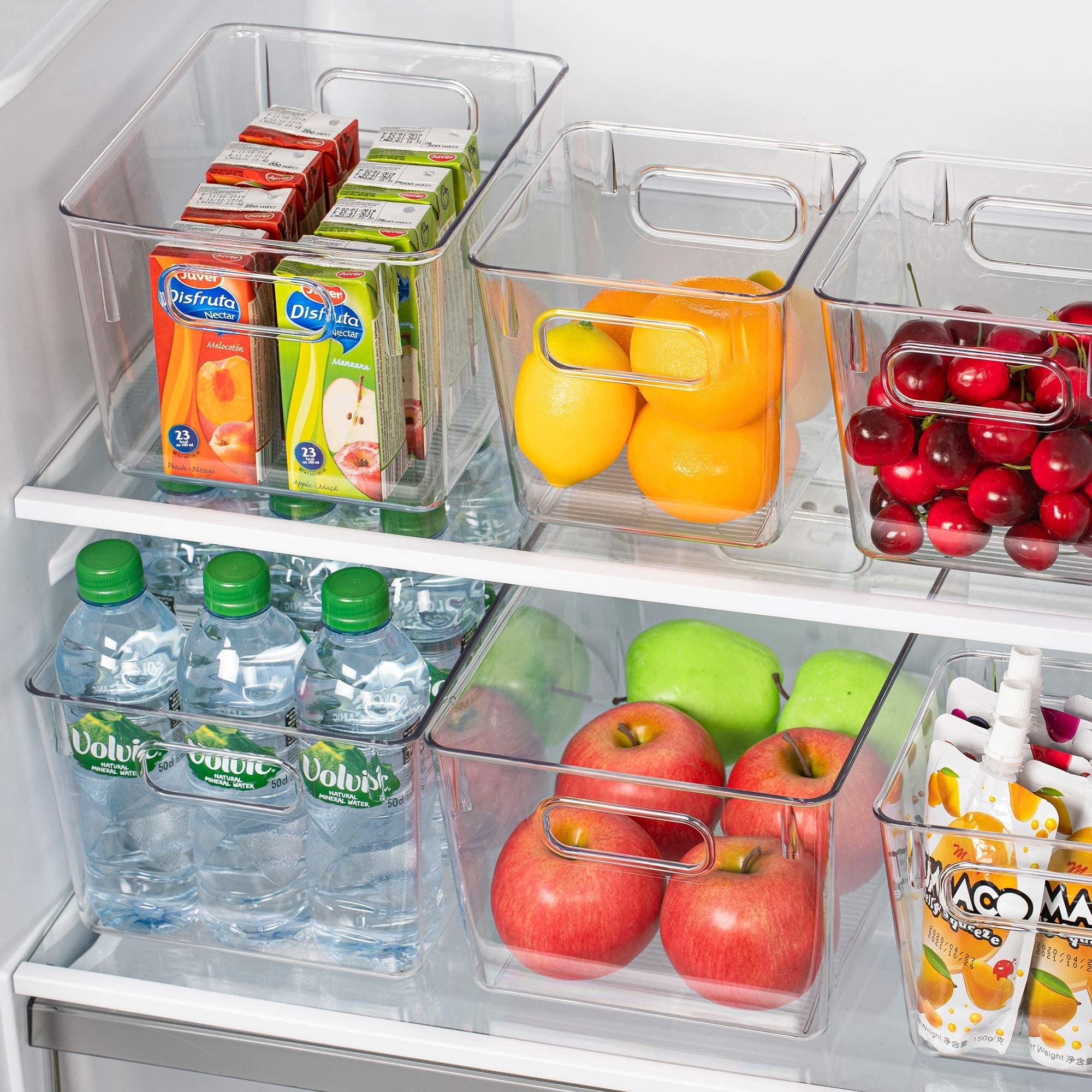 Sindcom Clear Plastic Storage Bins with Handles, 4-Pack Large photo 7