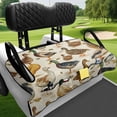 thumbnail image 4 of chaqlin Golf Cart Seat Covers Universal Storage Pockets, Compatible with Club Car Golf Cart Sports Golf Cart Seats Cushion Covers(Duck Pattern), 4 of 8