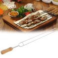 thumbnail image 3 of Pinchos para barbacoa tenedor de acero inoxidable ANGGREK Tenedor en forma de U, 3 of 8