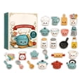 thumbnail image 2 of Advent Calendar 2026 Cooking Kitchen Utensils Theme Blind Box 24 Days Countdown with 24Pcs Acrylic Hanging Pendants for Festive Party Decorations, 2 of 8