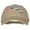 Khaki, variant on Cuba Flag Map Embroidered Washed Cotton Twill Cap - Khaki OSFM