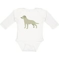 thumbnail image 3 of Inktastic Labrador Boys or Girls Long Sleeve Baby Bodysuit, 3 of 5