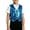 V137-BU2, variant on WhouRiu Boys Glitter Sequins Vests Sleeveless Button Down Dance Tank Tops Kids Fashion Stage Performance Party Clothing,4-5 Years
