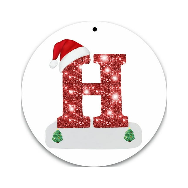 Christmas Hanging Decorations, Christmas Alphabet Hanging, Hanging Christmas Decorations, Christmas Tree Hanging Decorations for Home Indoor Xmas Winter Holiday Party Red