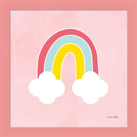 Great Art Now His Rainbow by Ann Kelle, Framed Wall Art, 14W x 14H
