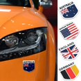thumbnail image 2 of Metal Australia Flag Logo Car Emblem Badge Decal Sticker Accessories Car Q5Z1, 2 of 9