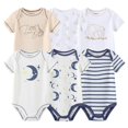 thumbnail image 6 of 2021 Baby Girl Clothes 6PCS Cotton Short Sleeve Newborn Girls Baby Clothing Bodysuit Baby Boy Clothes Cartoon Print Ropa bebe, 6 of 26