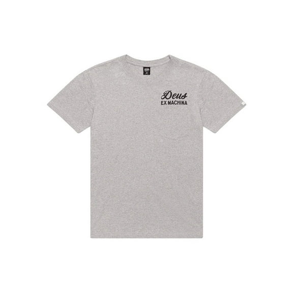 Deus ex machina Mens Venice Address T-Shirt Grey Marle DMS41065A