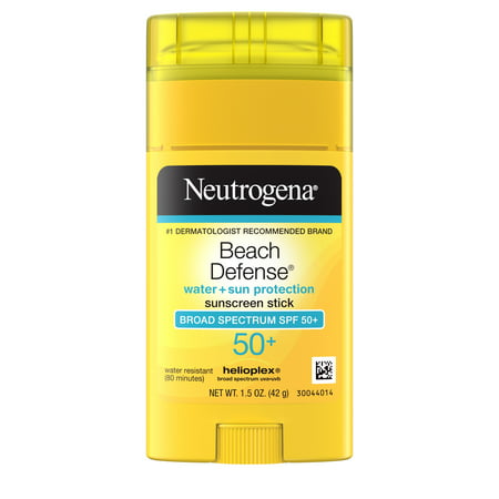 Neutrogena Beach Defense Oil-Free Sunscreen Stick SPF 50+, 1.5