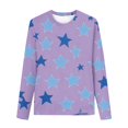 thumbnail image 5 of YunPes Girls' Long Sleeved Shirts Colorful T Shirts Round Neck Tops Light T Shirts Loose Pullovers Basic Long Sleeve Tee Shirts, 5 of 6