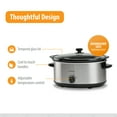 thumbnail image 3 of Toastmaster 7 Quart Oval Slow Cooker, 3 of 7
