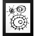 thumbnail image 2 of St Hilaire, Elizabeth 12x14 Black Modern Framed Museum Art Print Titled - Swinging Circles, 2 of 5