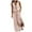 Khaki, variant on Meichang Maxi Dresses for Womens Sexy Zipper V Neck Side Slit Long Dresses Sleeveless Solid Color Dresses Loose Fit Pleated Dresses Casual Swing Dresses