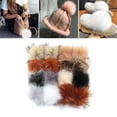 thumbnail image 2 of pitrice Faux Fur Pompom Ball DIY W/Snap Button Multicolor Caps Scarves 16Pcs 10cm, 2 of 9