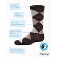 thumbnail image 3 of MeMoi  Classic Argyle Mercerized Cotton Blend Crew Socks - Boys - Male, 10, Brown, 3 of 7
